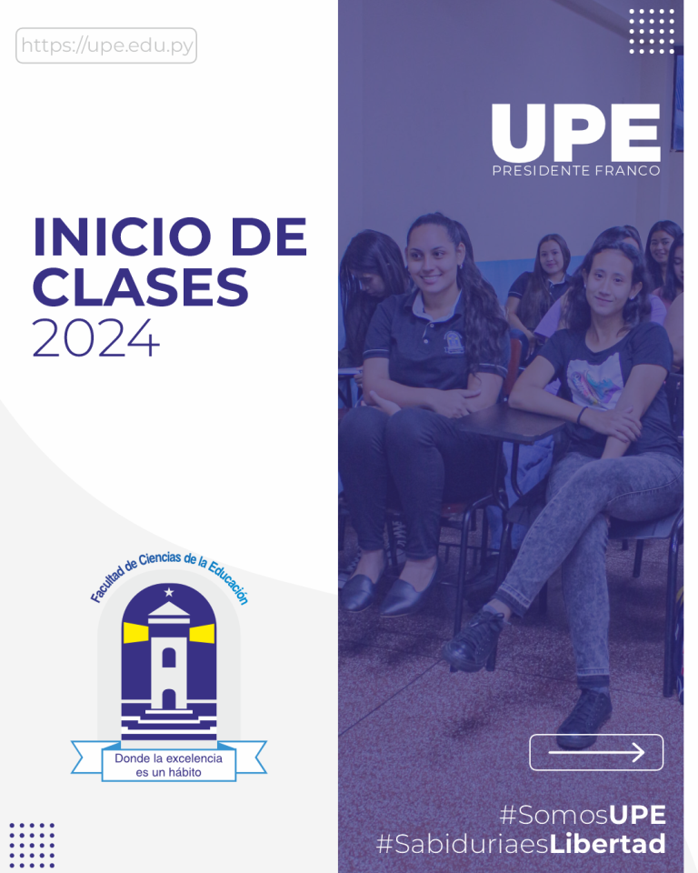 Inicio de clases Año Lectivo 2024: Carrera de Licenciatura en Ciencias de la Educación